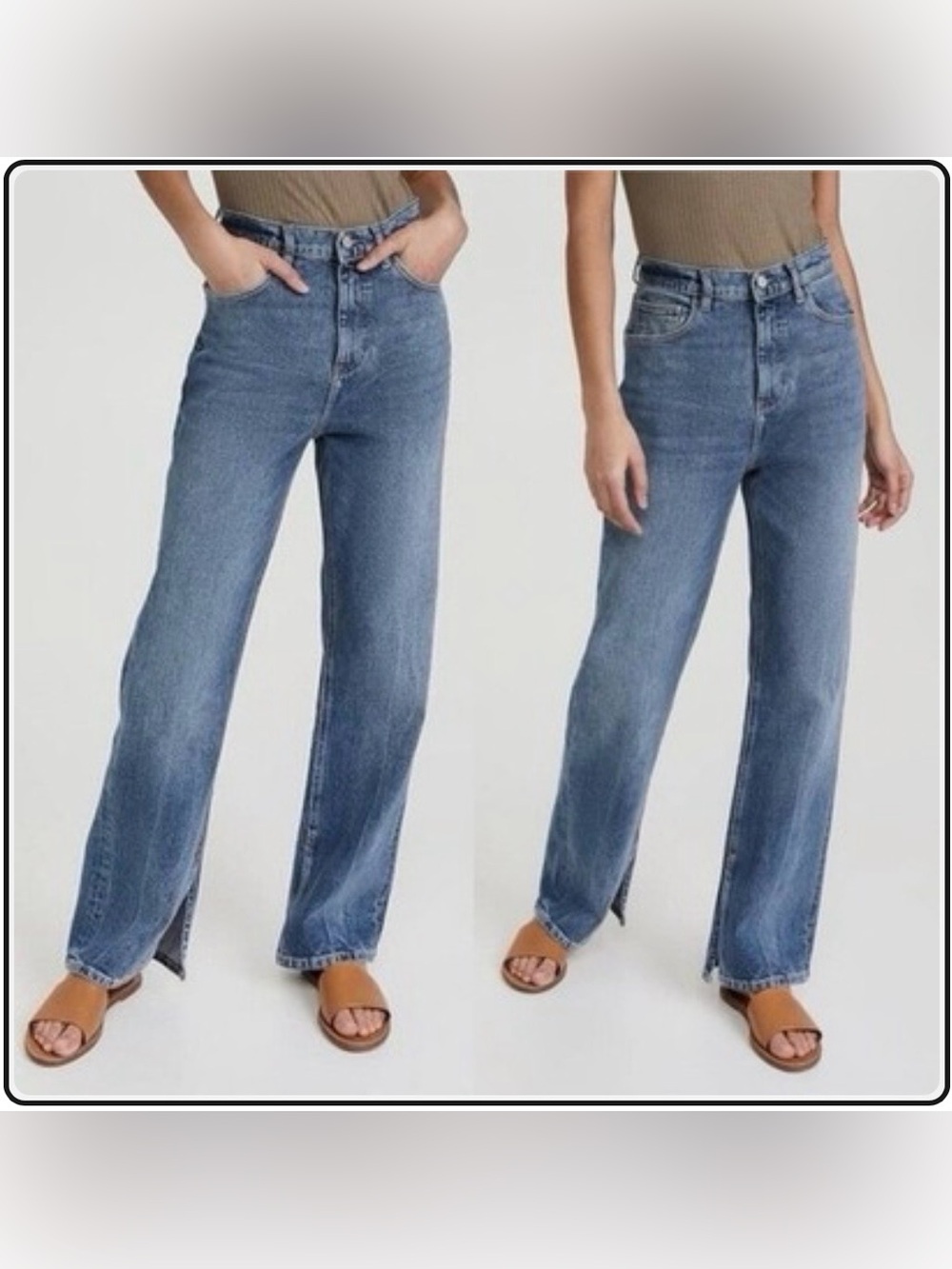 DL1961 Emilie Ultra High Rise Straight Vintage Minimalist Capsule Classic Jeans